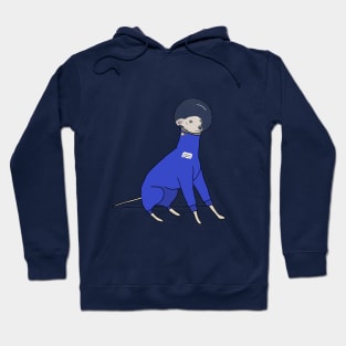 Italian greyhound in space suit Hoodie